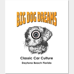 Daytona Beach Classic Car Culture Big Dog Dreams Posters and Art